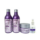 Kit Matizador Perfect Blond Shampoo e Condicionador 500ml + Máscara + Óleo Capilar Omega Hair