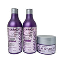 Kit Matizador Perfect Blond Shampoo e Condicionador 500ml + Máscara Omega Hair