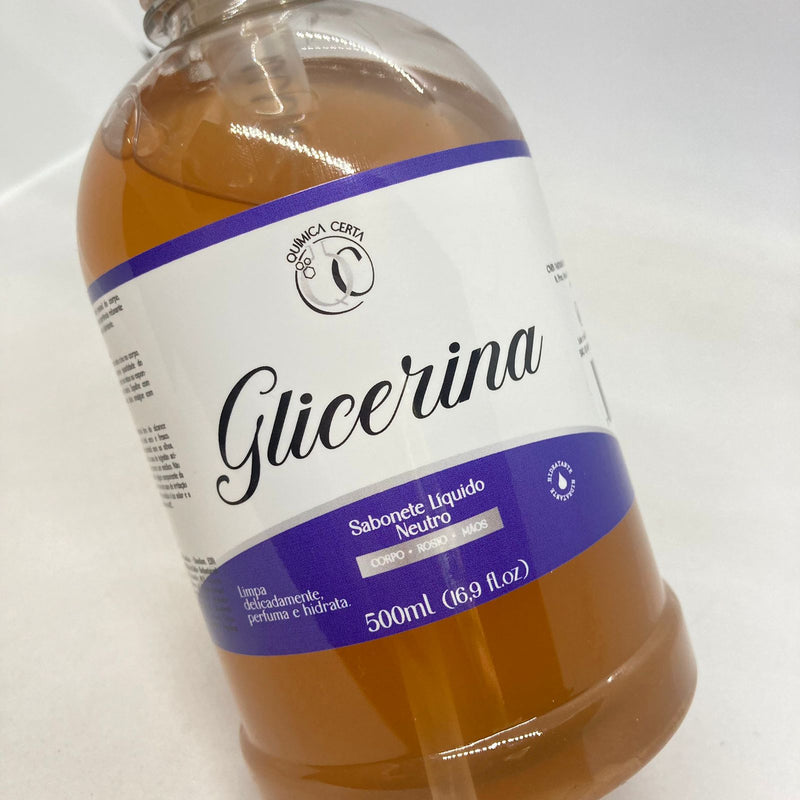 Sabonete Líquido Glicerina 500ml Quimica Certa