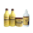 Kit Colágeno Shampoo + Condicionador + Mascara + Creme de Pentear 500g Omega Hair