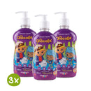 Kit 3 Sabonete Líquido Chocolate Chocolix 400ml Omega Kid