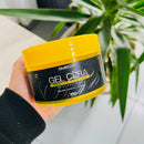 Kit Gel Cola 300g Black, Extra Forte, Cera Efeito Pomada Omega Hair
