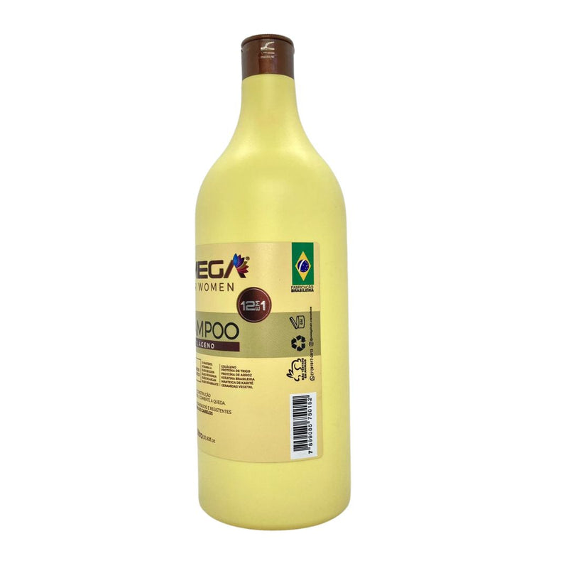 Shampoo Colágeno 1L OmegaHair