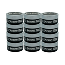 Kit Cera Fixadora Capilar 12 Unidades Tradicional, Black, Matte 150g Patrono