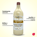 Kit Capilar Mandioca Shampoo e Condicionador 1L + Máscara + Creme de Pentear Omega Hair