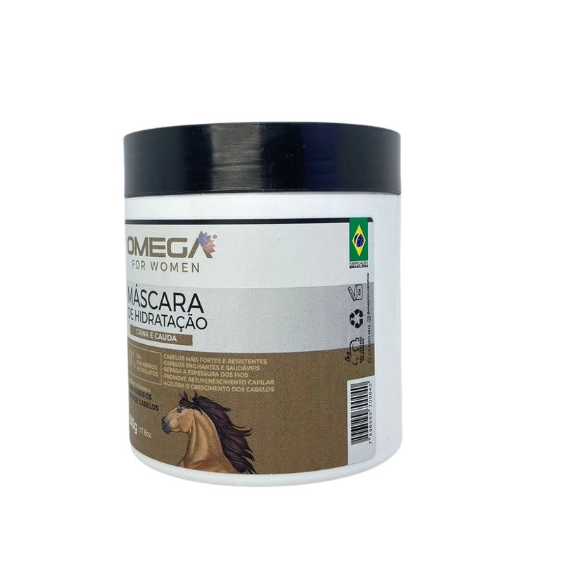 Mascara Capilar Crina e Cauda 500g Omega Hair