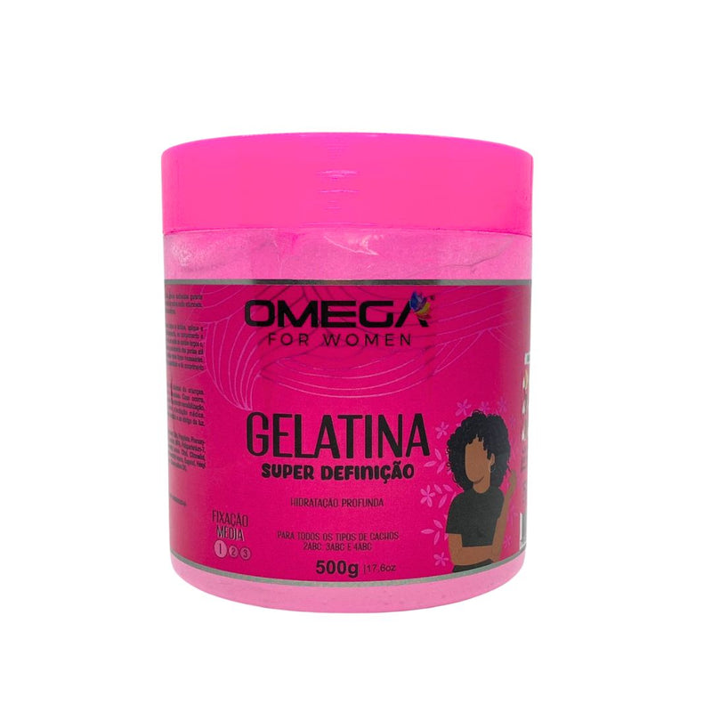 Gelatina Finalizadora Super Definição 500g Omega Hair