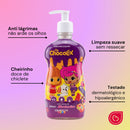 Kit 3 Sabonete Líquido Marshmallow Chocolix 400ml Omega Kids