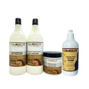 Kit Capilar Crina e Cauda Shampoo e Condicionador 1L + Mascara + Creme de Pentear Omega Hair