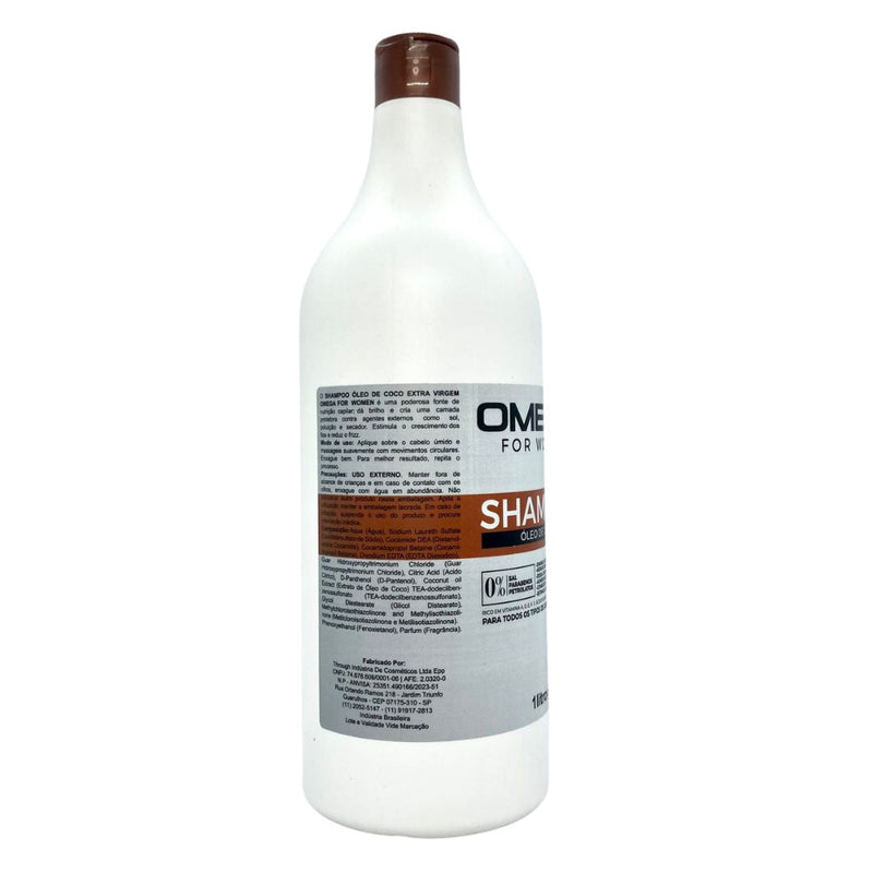 Shampoo Óleo De Coco 1L Omega Hair