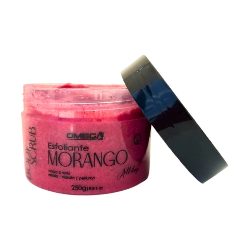 Creme Esfoliante Morango 250g Omega Body Care