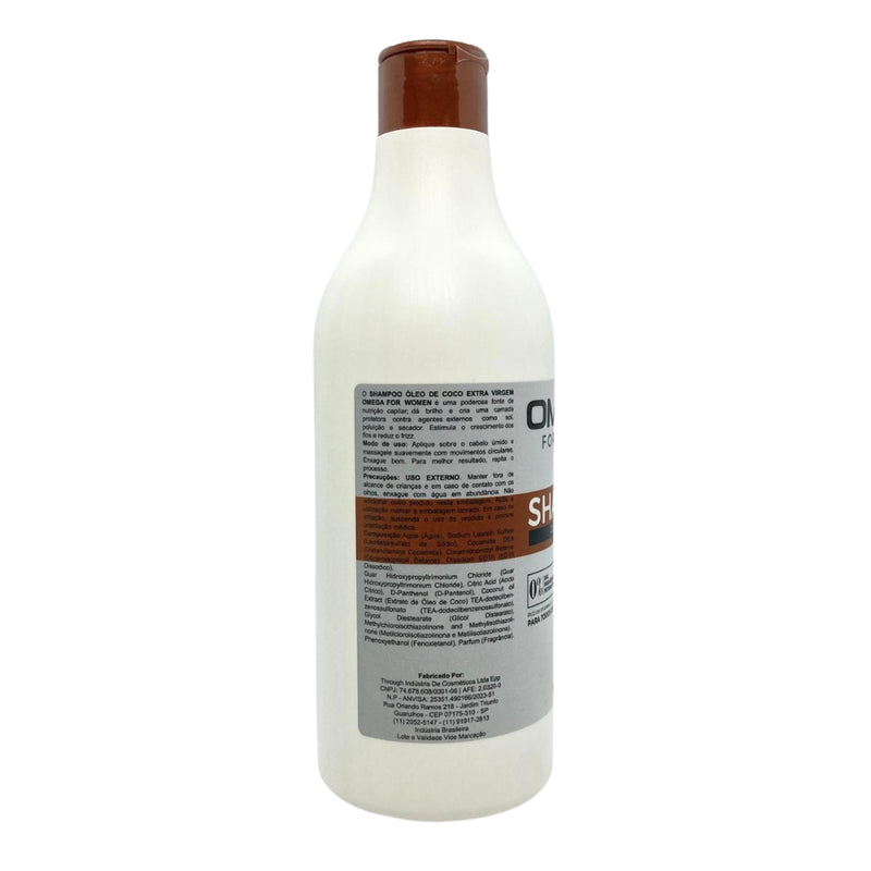 Shampoo Óleo De Coco 500ml Omega Hair