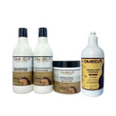 Kit Capilar Crina e Cauda Shampoo + Condicionador + Máscara + Creme De Pentear 500ml Omega Hair