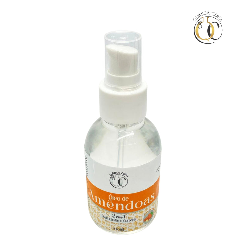 Óleo Capilar e Corporal Amêndoas 100ml Química Certa
