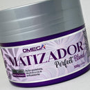 Kit Matizador Perfect Blond Shampoo 500ml + Máscara 300g Omega Hair