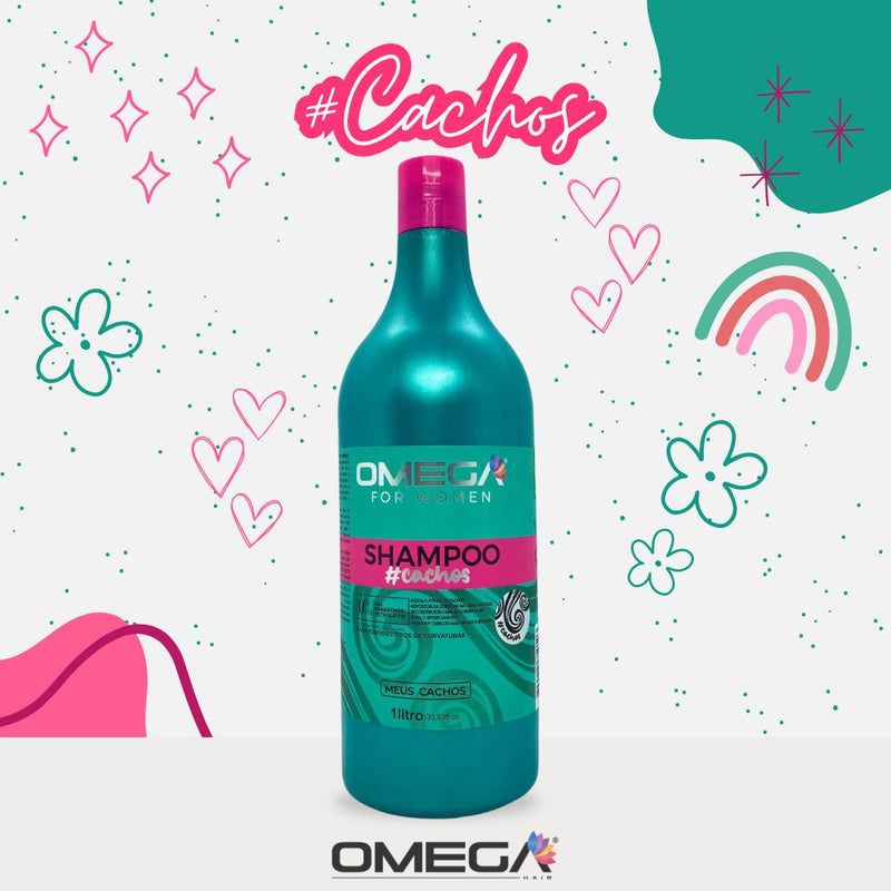 Shampoo Cachos 1L Omega Hair