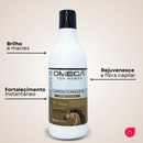 Kit Capilar Crina e Cauda Shampoo + Condicionador 500ml Omega Hair