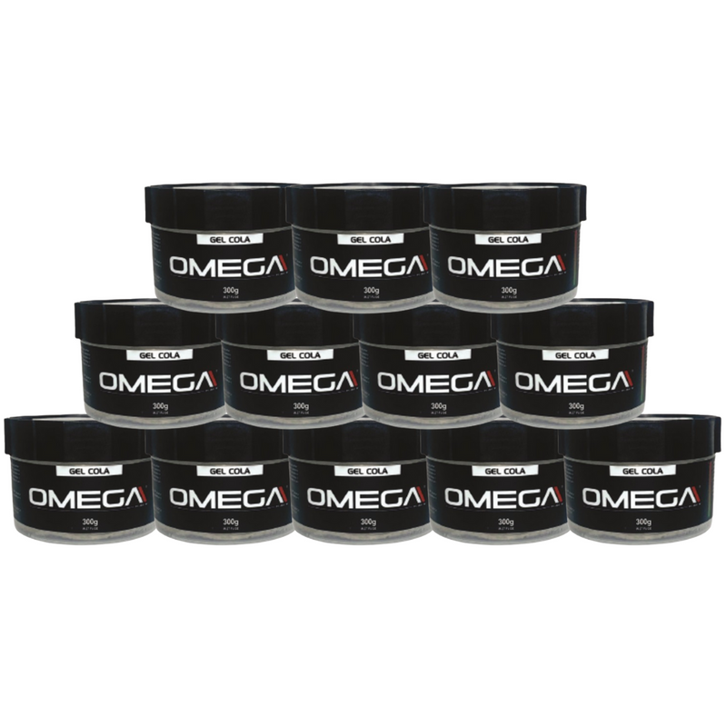 Gel Cola Omega Hair 300g - 12 Unidades