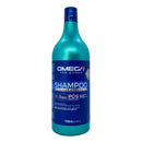 Shampoo Lisos e Leves 1L Omega Hair Fardo 6 Unidades