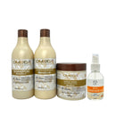 Kit Capilar Mandioca Shampoo e Condicionador 500ml + Máscara + Óleo Capilar Omega Hair