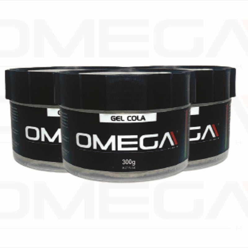 Gel Cola Omega Hair 300g - 3 Unidades