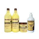 Kit Colágeno Shampoo e Condicionador 1L + Mascara + Creme de Pentear Omega Hair