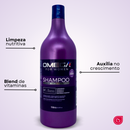 Kit Nutrição Profunda Bomba de Vitaminas Shampoo + Condicionador 1L + Máscara + Óleo Capilar Omega Hair