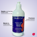 Kit Cachos Shampoo + Condicionador + Máscara + Creme de Pentear 500g Omega Hair