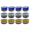 Kit Cera Fixadora Capilar 12 Unidades Tradicional, Black, Matte 150g Patrono