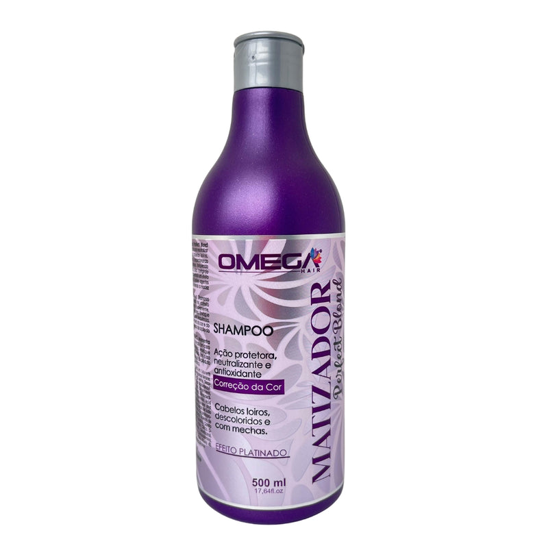 Shampoo Matizador Perfect Blond 500ml Omega Hair