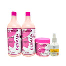Kit Desmaia Hair Shampoo e Condicionador 1L + Máscara + Óleo Capilar Omega Hair