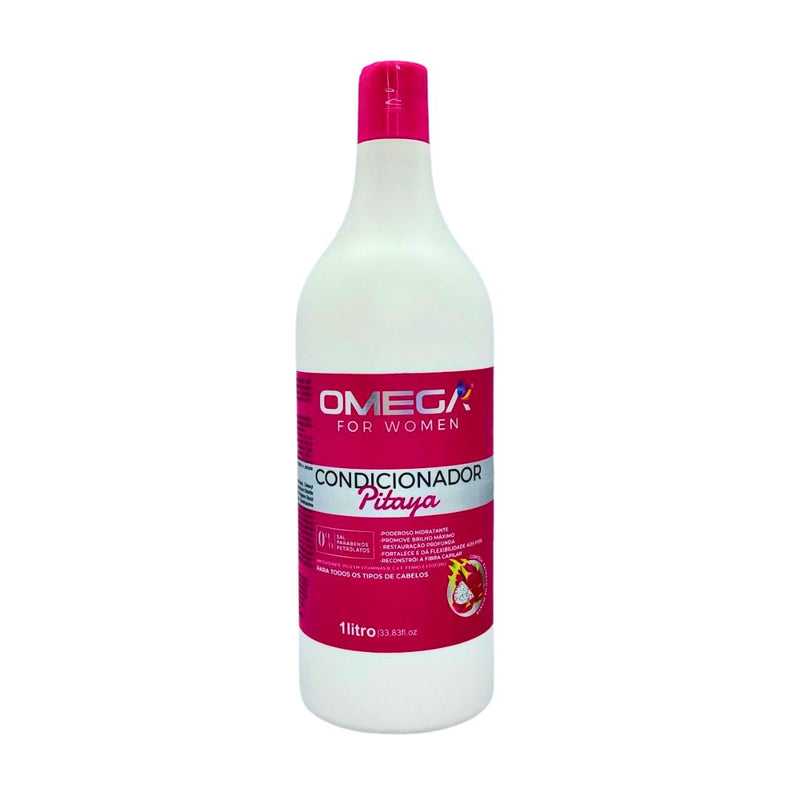 Condicionador Pitaya 1L Omega Hair Fardo 6 Unidades