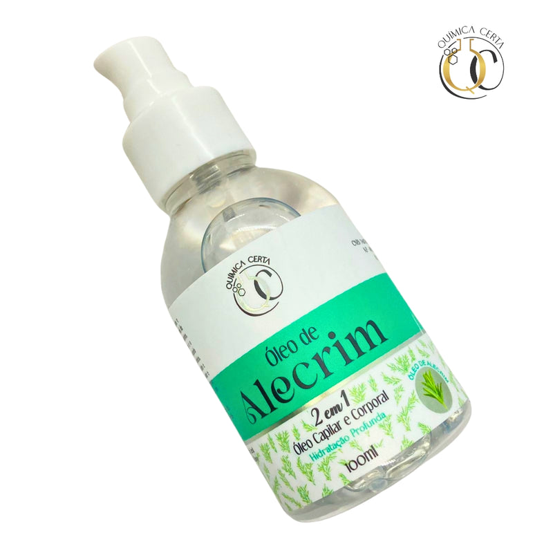 Óleo Capilar e Corporal Alecrim 100ml Química Certa