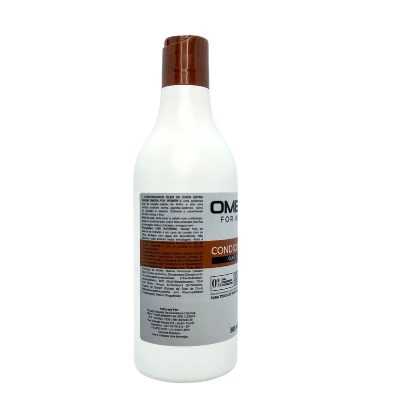 Condicionador Óleo De Coco 500ml Omega Hair