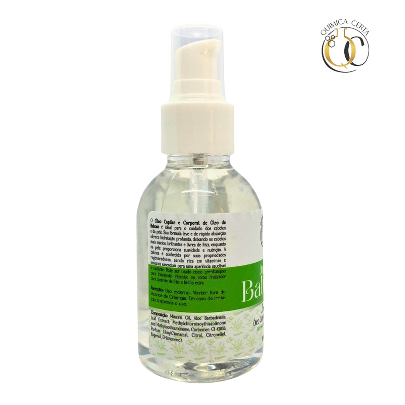 Óleo Capilar e Corporal Babosa 100ml Química Certa