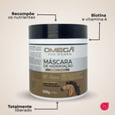 Mascara Capilar Crina e Cauda 500g Omega Hair