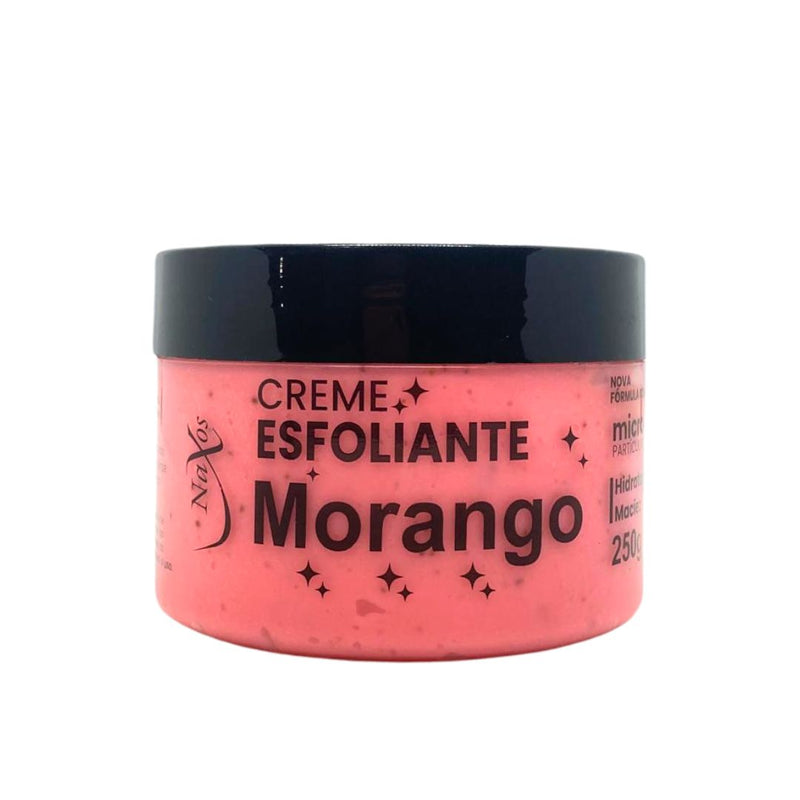 Kit Cacheadas Shampoo Condicionador  Mascara 500g Omega Hair e Esfoliante Morango