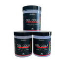 Gel Cola 1 Kg Omega Hair Classic Incolor Brilho Extra Forte