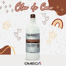 Condicionador Óleo De Coco 1L Omega Hair Fardo 6 Unidades