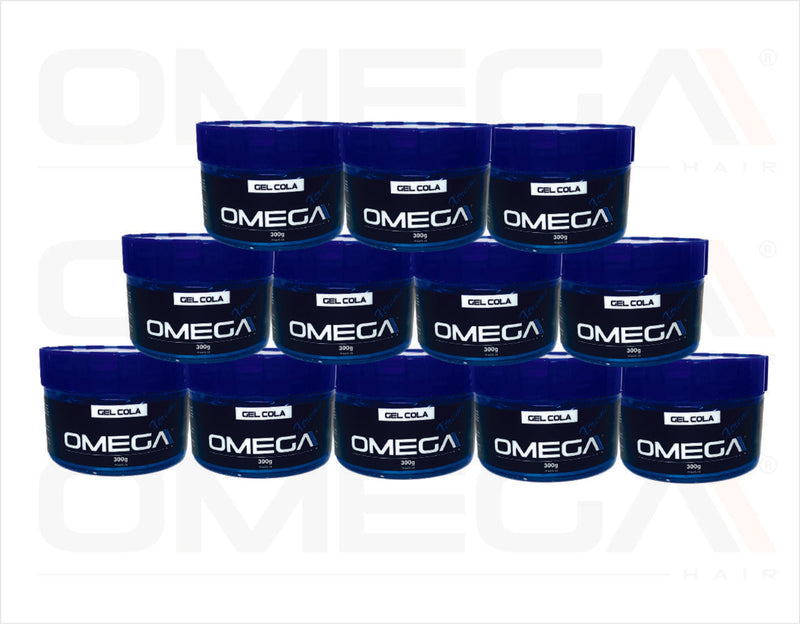 Gel Cola Xtreme Omega Hair 300g - 12 Unidades