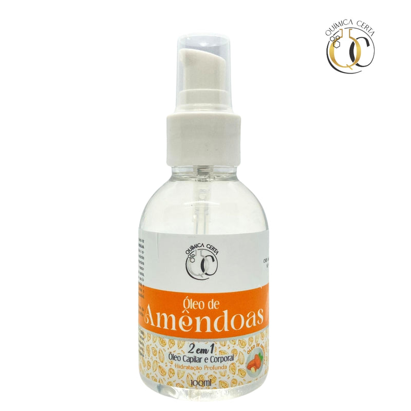 Óleo Capilar e Corporal Amêndoas 100ml Química Certa
