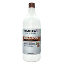 Shampoo Óleo De Coco 1L Omega Hair Fardo 6 Unidades