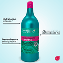 Kit Cachos Shampoo e Condicionador 1L + Máscara + Finalizador Omega Hair