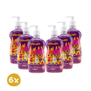 Kit 6 Sabonete Líquido Marshmallow Chocolix 400ml Omega Kids