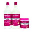 Kit Hidratante Pitaya Shampoo e Condicionador 1L + Máscara Omega Hair
