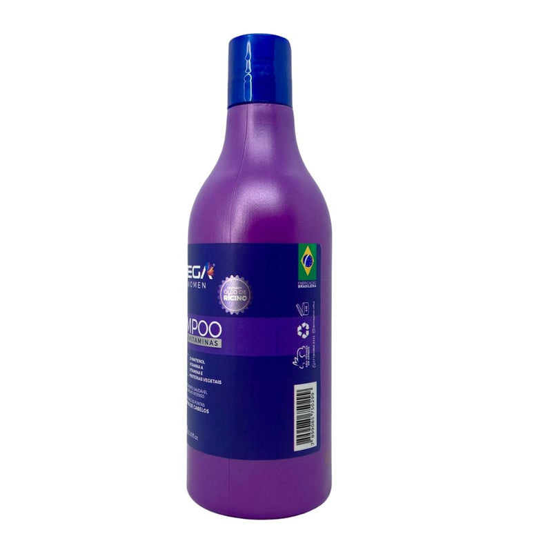 Shampoo Bomba De Vitaminas 500ml OmegaHair