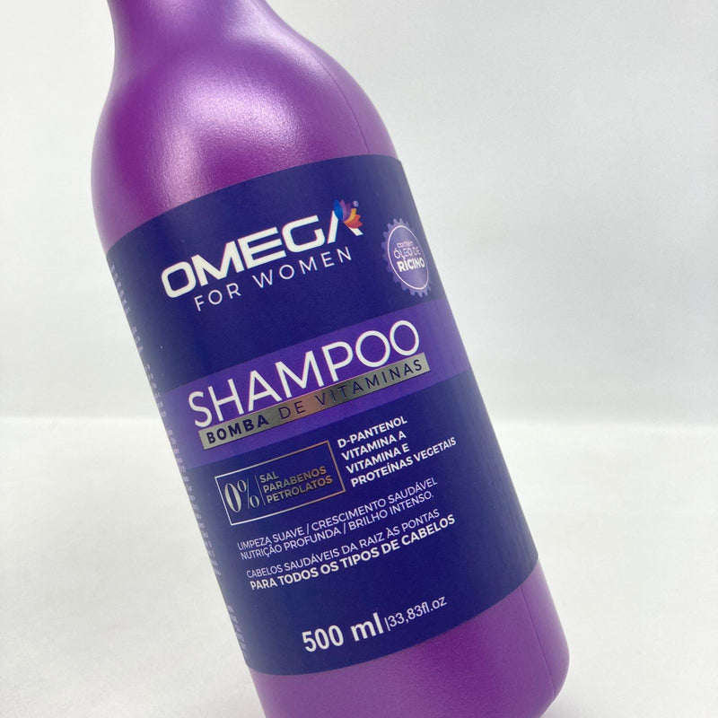 Shampoo Bomba De Vitaminas 500ml OmegaHair
