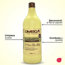 Kit Colágeno Shampoo e Condicionador 1L + Mascara + Creme de Pentear Omega Hair