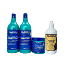 Kit Capilar Lisos e Leves Shampoo e Condicionador 1L + Máscara + Creme de Pentear Omega Hair