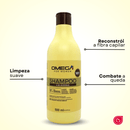 Kit de Reconstrução Profunda Colágeno 500ml + Óleo Capilar Omega Hair